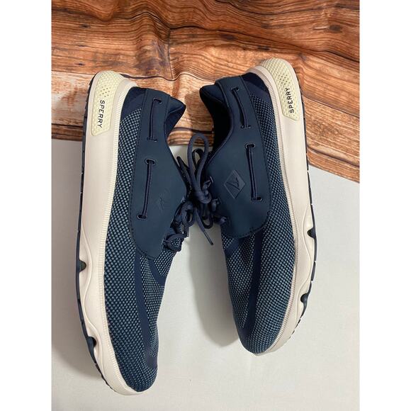 Sperry 7 Seas 3-Eye Blue 2 Boat Shoes  Size 16 M (D) - Picture 12 of 12
